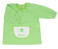 Babi con Bolsillo Central Estrella Verde Personalizado