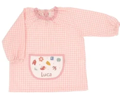 Babi con Bolsillo Central Vichy Geometric Nature Personalizado