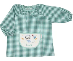 Babi con Bolsillo Central Vichy Pandas in Space Personalizado