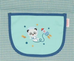 Babi Lola con Bolsillo Central Vichy Pandas in Space Personalizable