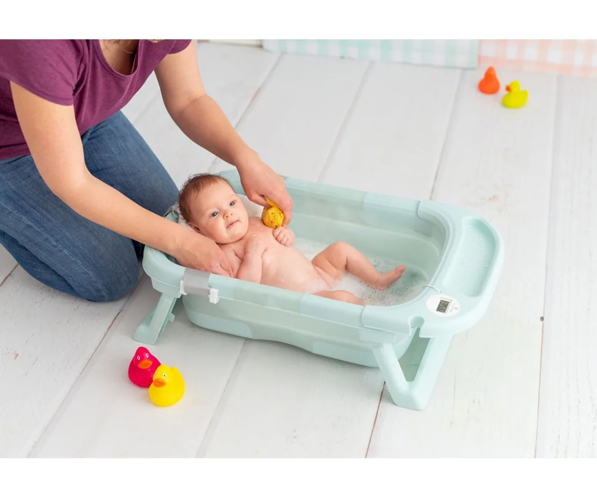 Bañera Plegable Con Hamaca Blue