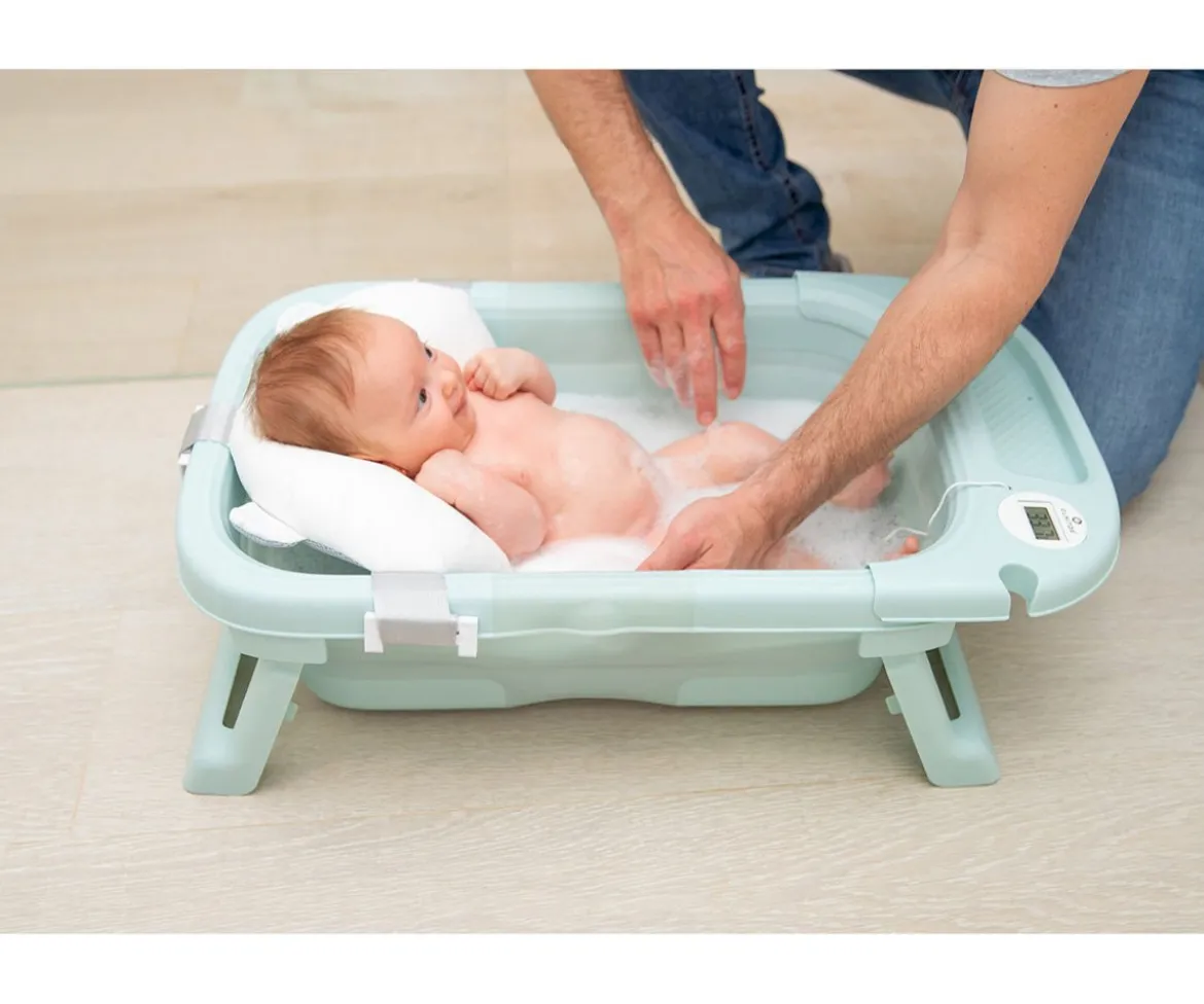 Bañera Plegable Con Hamaca Blue