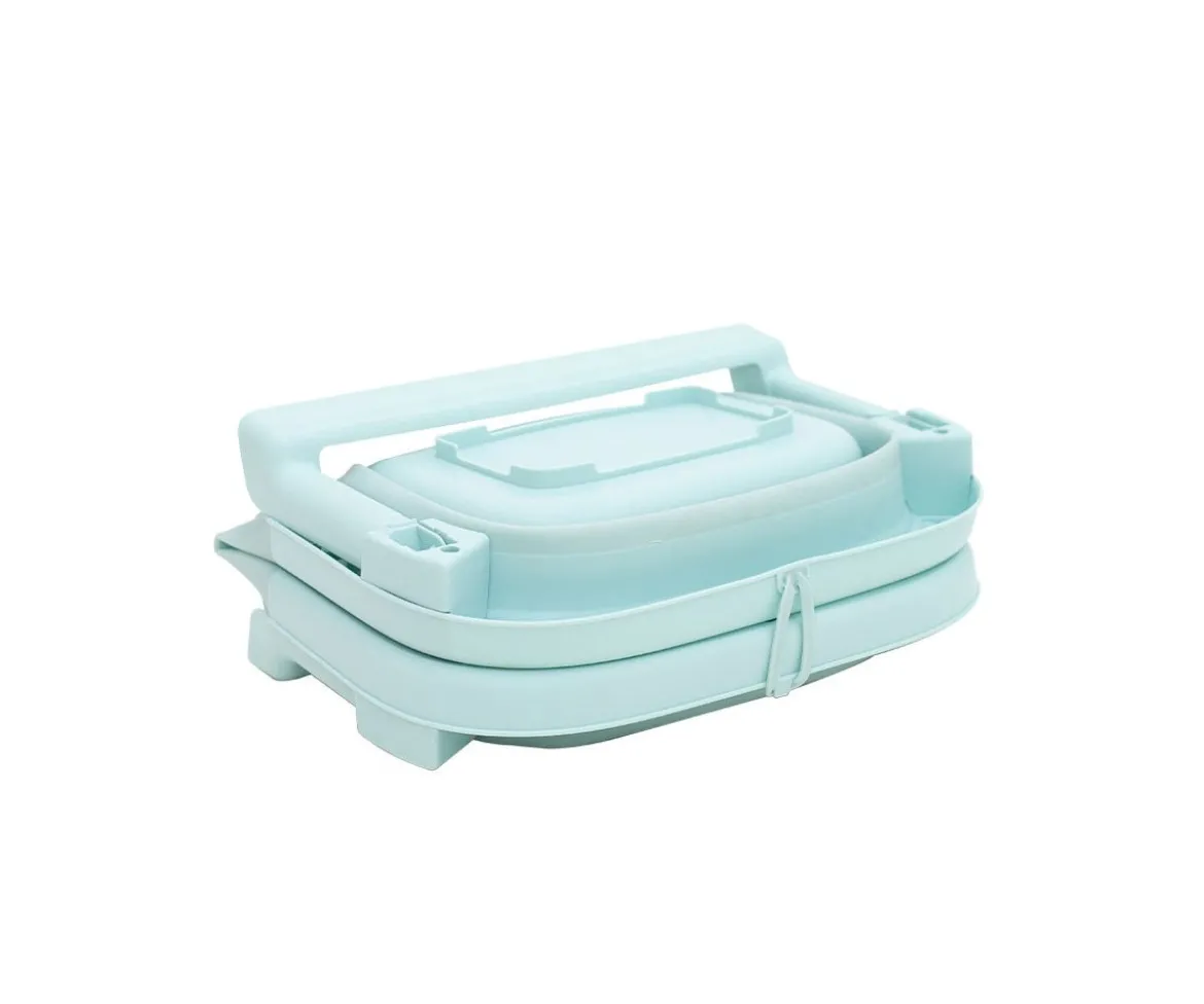 Bañera Plegable Con Hamaca Blue