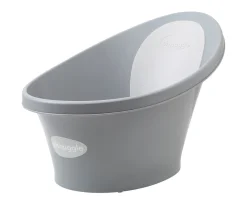 Bañera Shnuggle Gris Respaldo Blanco