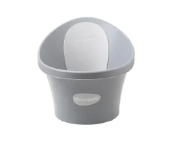 Bañera Shnuggle Gris Respaldo Blanco