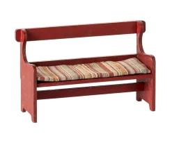 Banco de Madera Rojo Ratón
