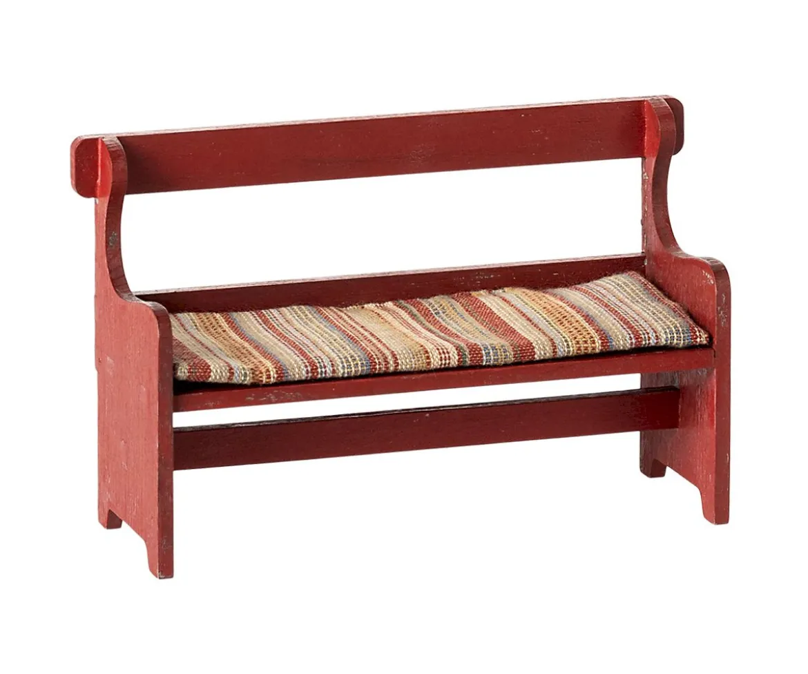 Banco de Madera Rojo Ratón