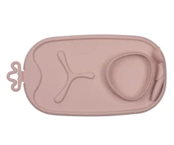 Bandeja Silicona Roll + Go con Cuchara Blush