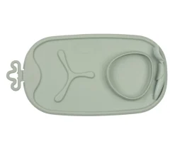 Bandeja Silicona Roll + Go con Cuchara Sage