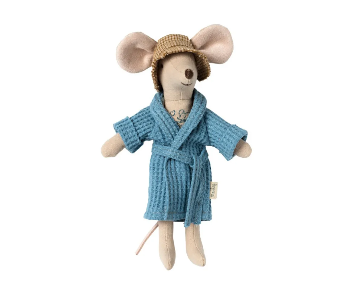 Bata de Baño Ratón Dusty Blue