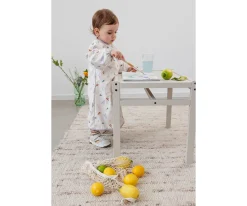 Bata de Pintura Escolar Happy Peach
