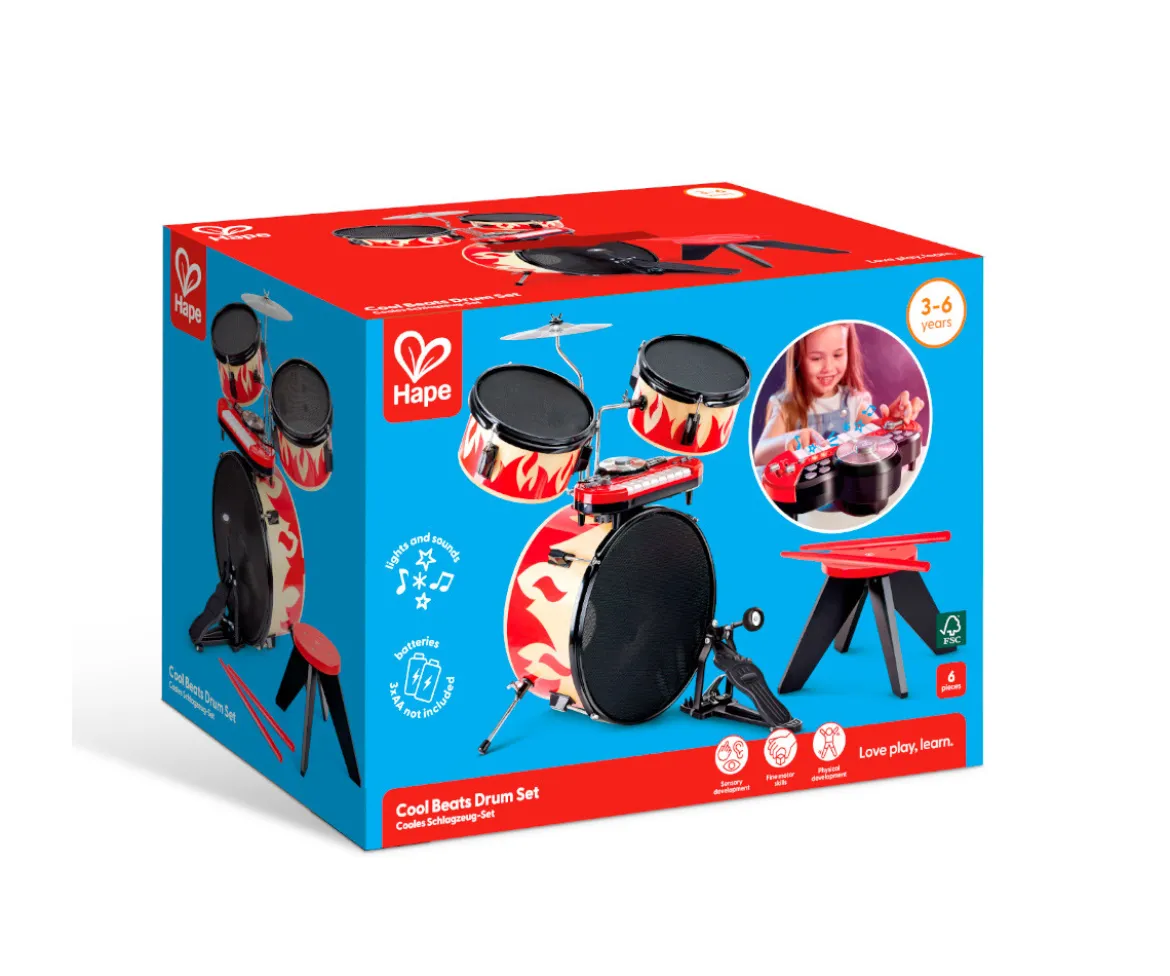 Batería Musical Infantil Cool Beats