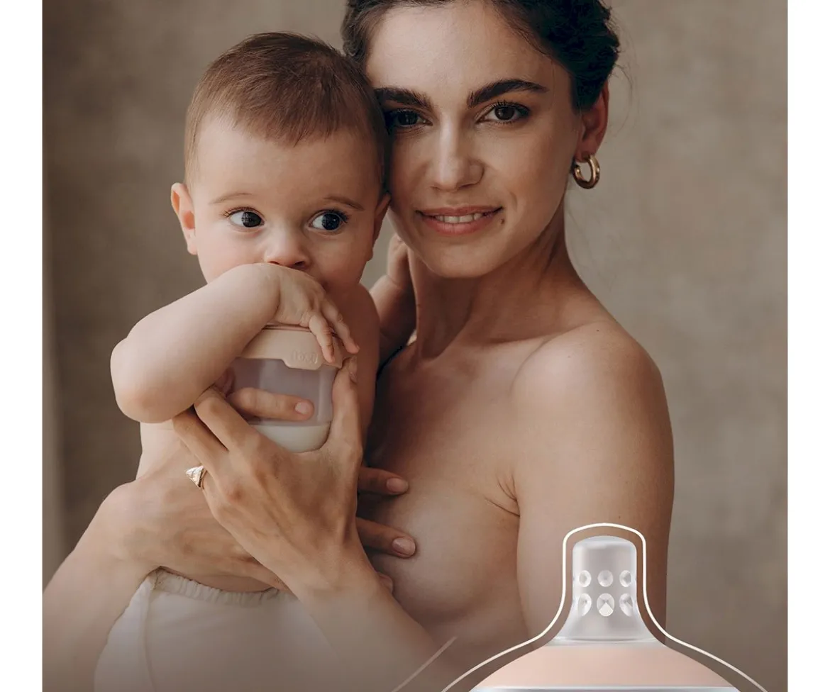 Biberón con Tetina Dinámica LOVI Mammafeel 250 ml