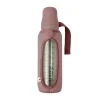 Biberón Cristal BIBS Blush 225ml + Fundas Biberón Large