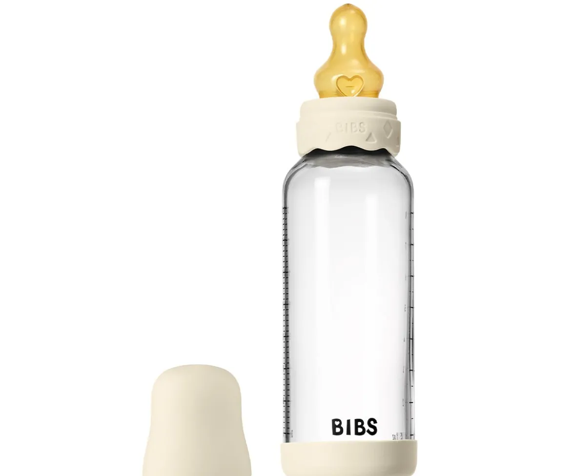 Biberón Cristal BIBS Boheme Ivory 240ml