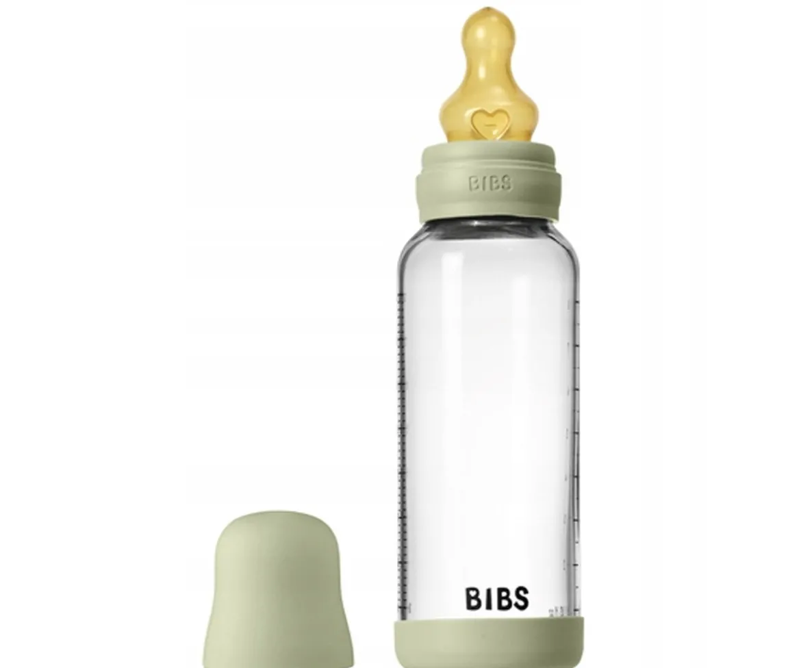 Biberón Cristal BIBS Boheme Sage 240ml