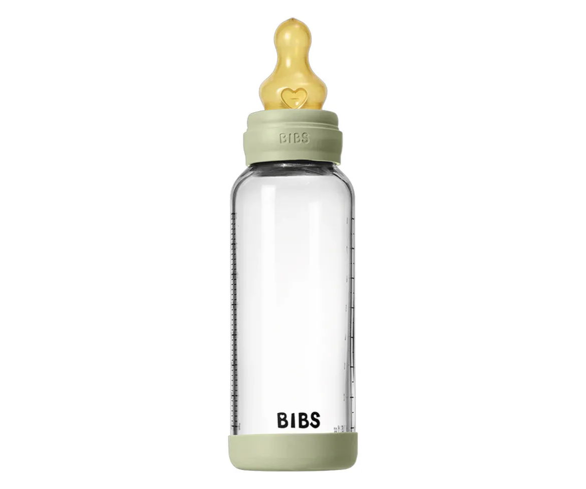 Biberón Cristal BIBS Boheme Sage 240ml