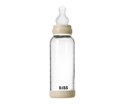 Biberón Cristal BIBS Silicona Vanilla Glow 240ml