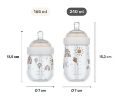 Biberón Mio Sunshine & Rainbow 240 ml