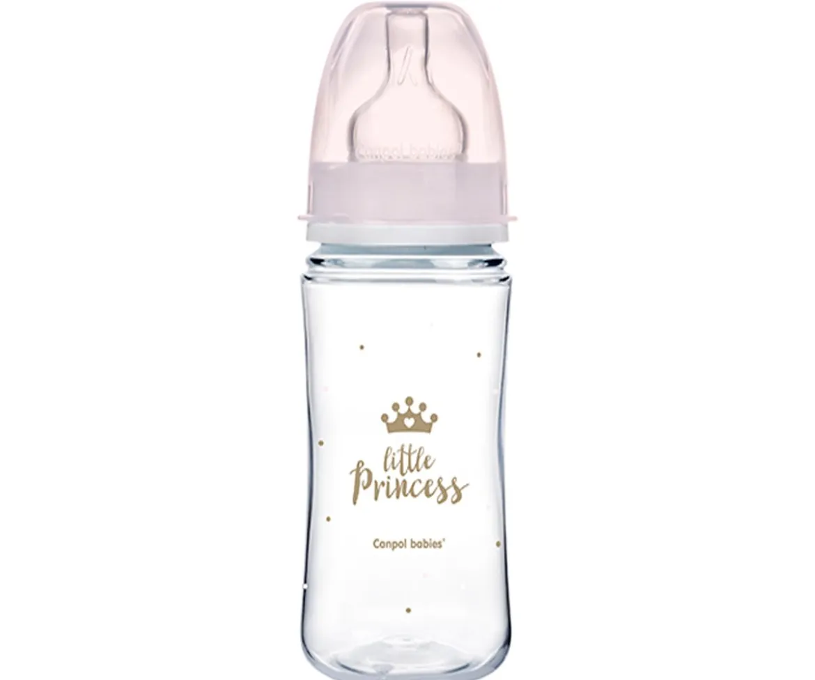 Biberón Personalizable Anticólicos Royal Baby Rosa 240ml