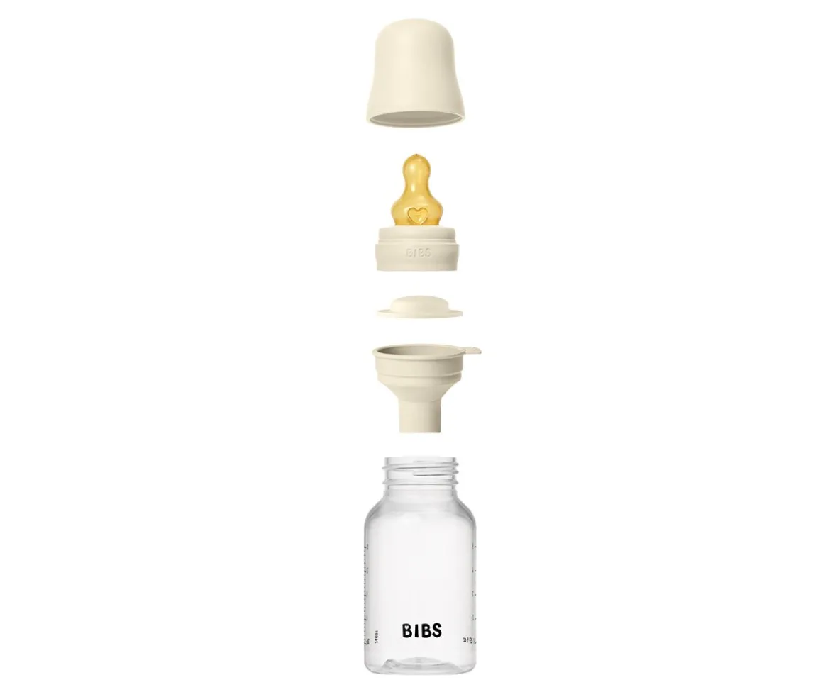 Biberón Plástico BIBS Látex Ivory 150ml