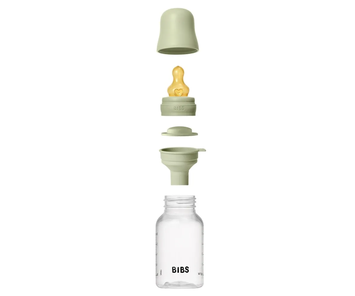 Biberón Plástico BIBS Látex Sage 150ml