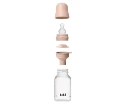Biberón Plástico BIBS Silicona Blush 150ml
