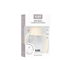 Biberón Plástico BIBS Silicona Ivory 150ml