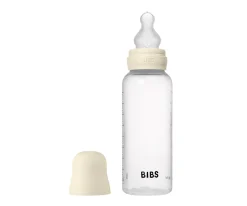 Biberón Plástico BIBS Silicona Ivory 270ml