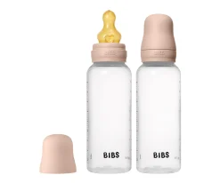 2 Biberones Plástico BIBS Látex Blush 270 ml
