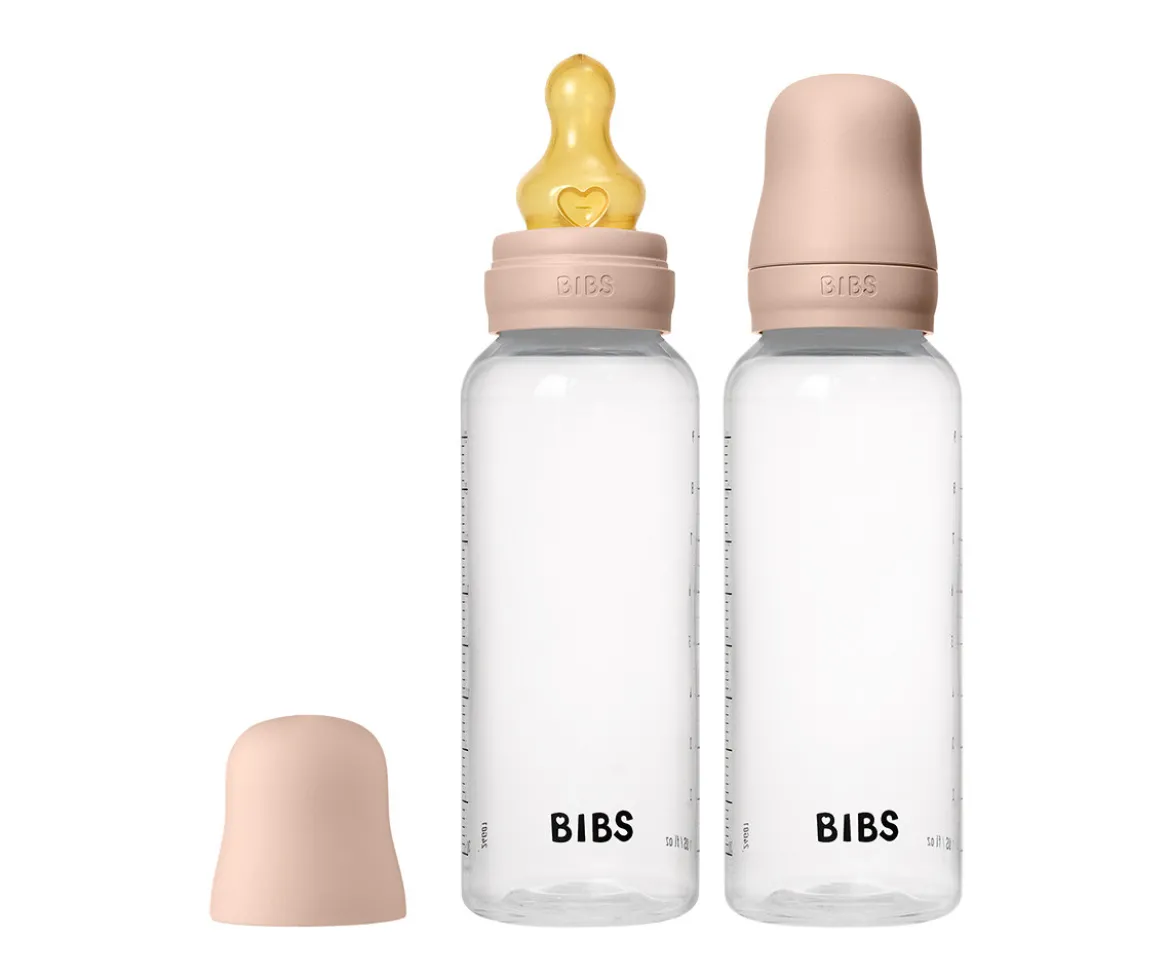 2 Biberones Plástico BIBS Látex Blush 270 ml