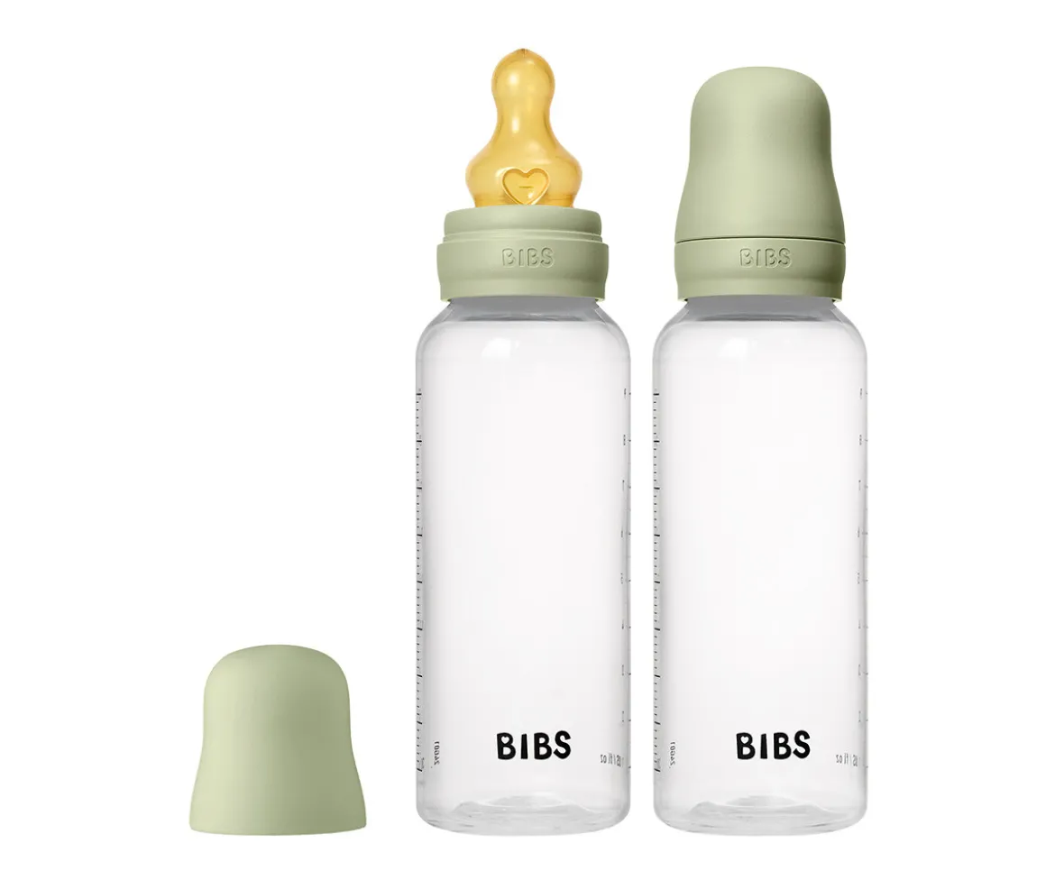 2 Biberones Plástico BIBS Látex Sage 270 ml