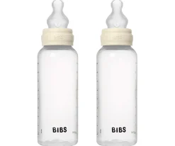 2 Biberones Plástico BIBS Silicona Ivory 270 ml