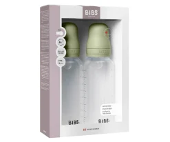 2 Biberones Plástico BIBS Silicona Sage 270 ml