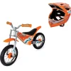 Bicicleta de Equilibrio y Casco Todoterreno Cross