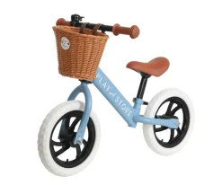Bicicleta Equilibrio Premium + Casco Light Blue