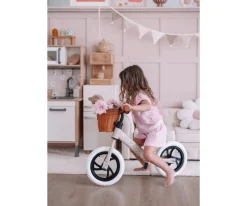 Bicicleta Equilibrio Premium + Casco Light Taupe