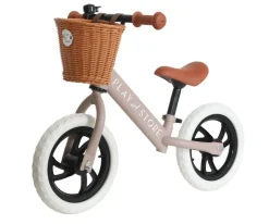 Bicicleta Equilibrio Premium + Casco Light Taupe