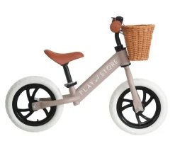 Bicicleta Equilibrio Premium + Casco Light Taupe