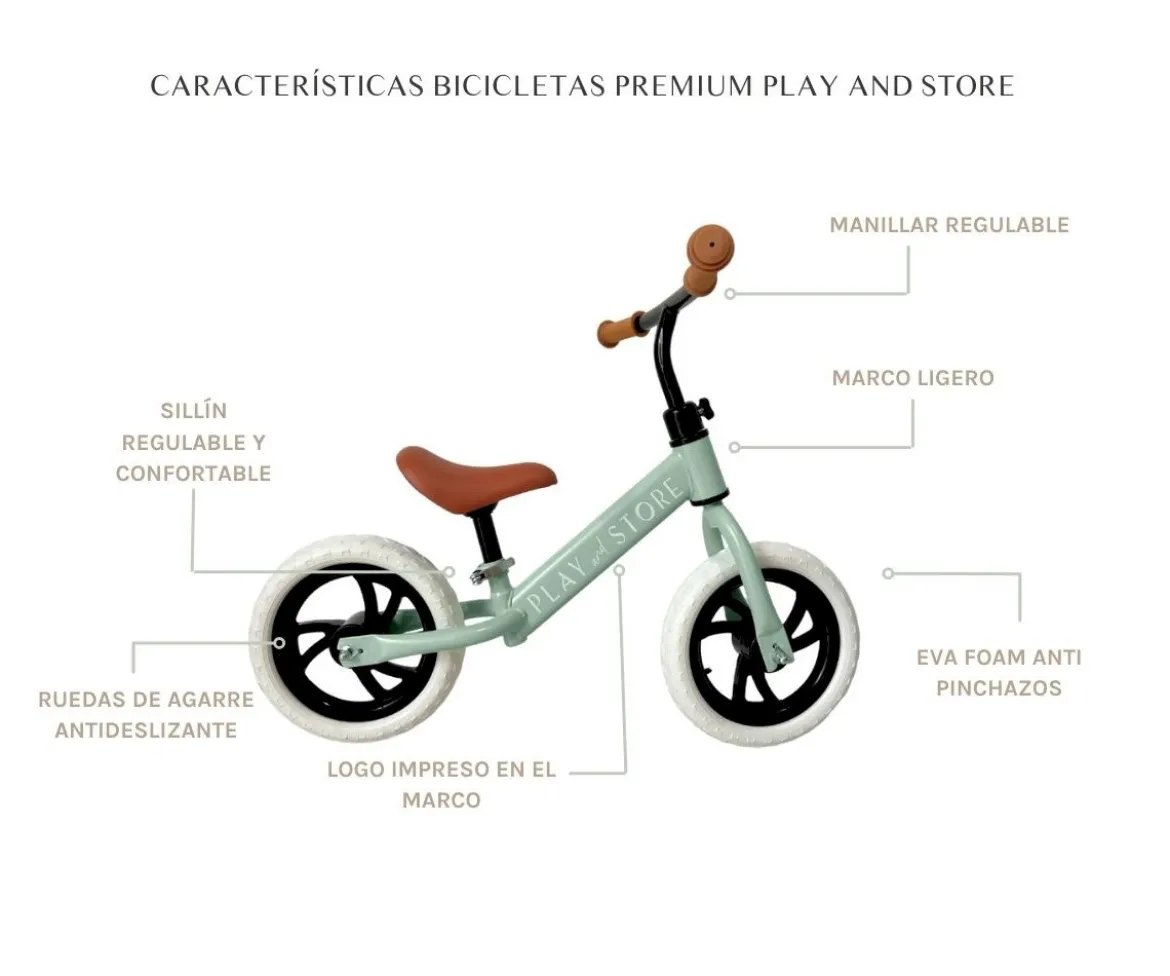 Bicicleta Equilibrio Premium Green
