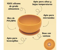 Bol con Ventosa Silicona León