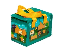Bolsa Almuerzo Térmica Minecraft Steve y Alex Personalizable
