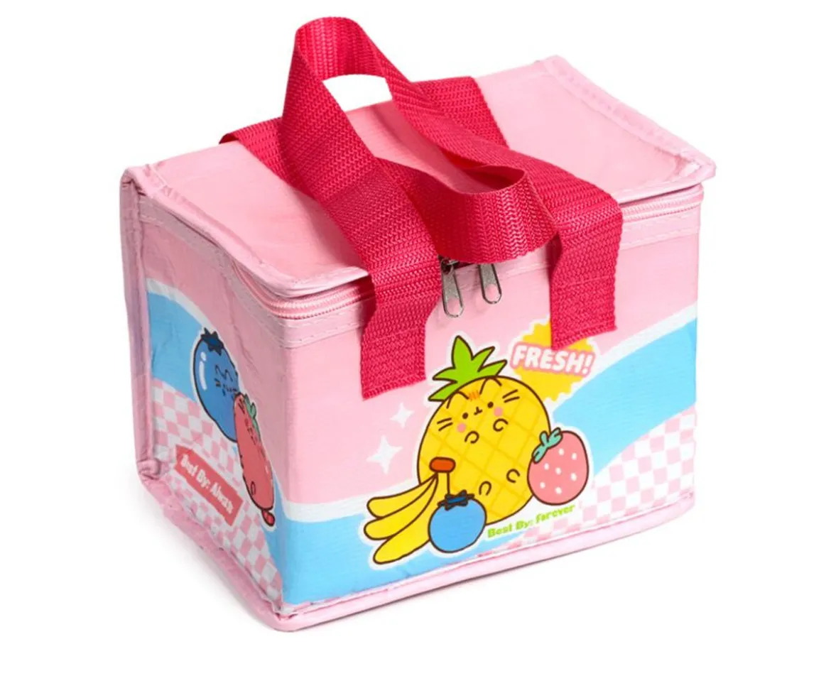 Bolsa Amuerzo Térmica Gato Pusheen Frutas Personalizable