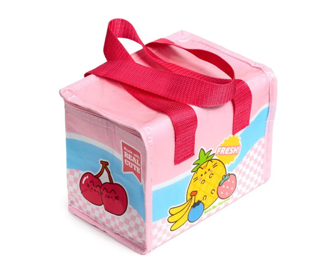 Bolsa Amuerzo Térmica Gato Pusheen Frutas Personalizable