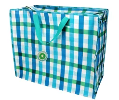Bolsa de Almacenaje Jumbo Blue Gingham
