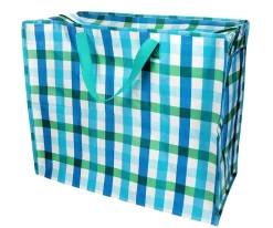 Bolsa de Almacenaje Jumbo Blue Gingham