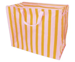 Bolsa de Almacenaje Jumbo Pink Orange Stripes