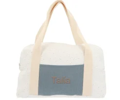 Bolsa de Deporte Rainbow Dots Azul Personalizable
