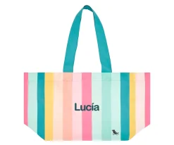 Bolsa de Playa Coastal Candy Personalizable