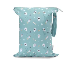 Bolsa Impermeable Grande Pandas in Space Personalizable
